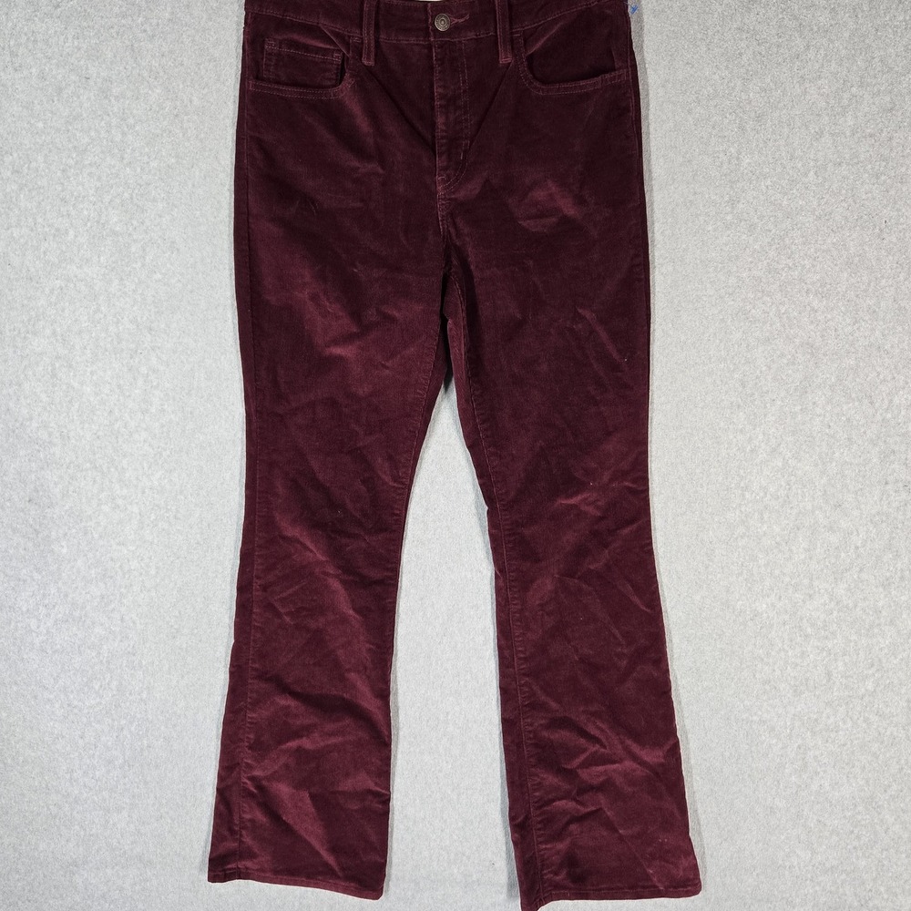 Levi's 725 Women Jeans 29 Burgundy Bootcut High Rise Corduroy 31" Inseam